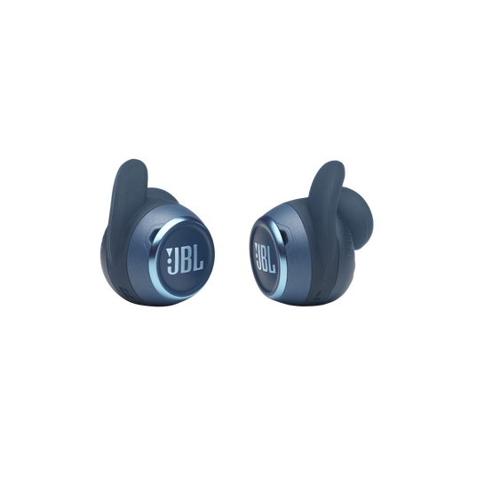 JBL Reflect Mini NC - Blue - Waterproof true wireless Noise Cancelling sport earbuds - Detailshot 1